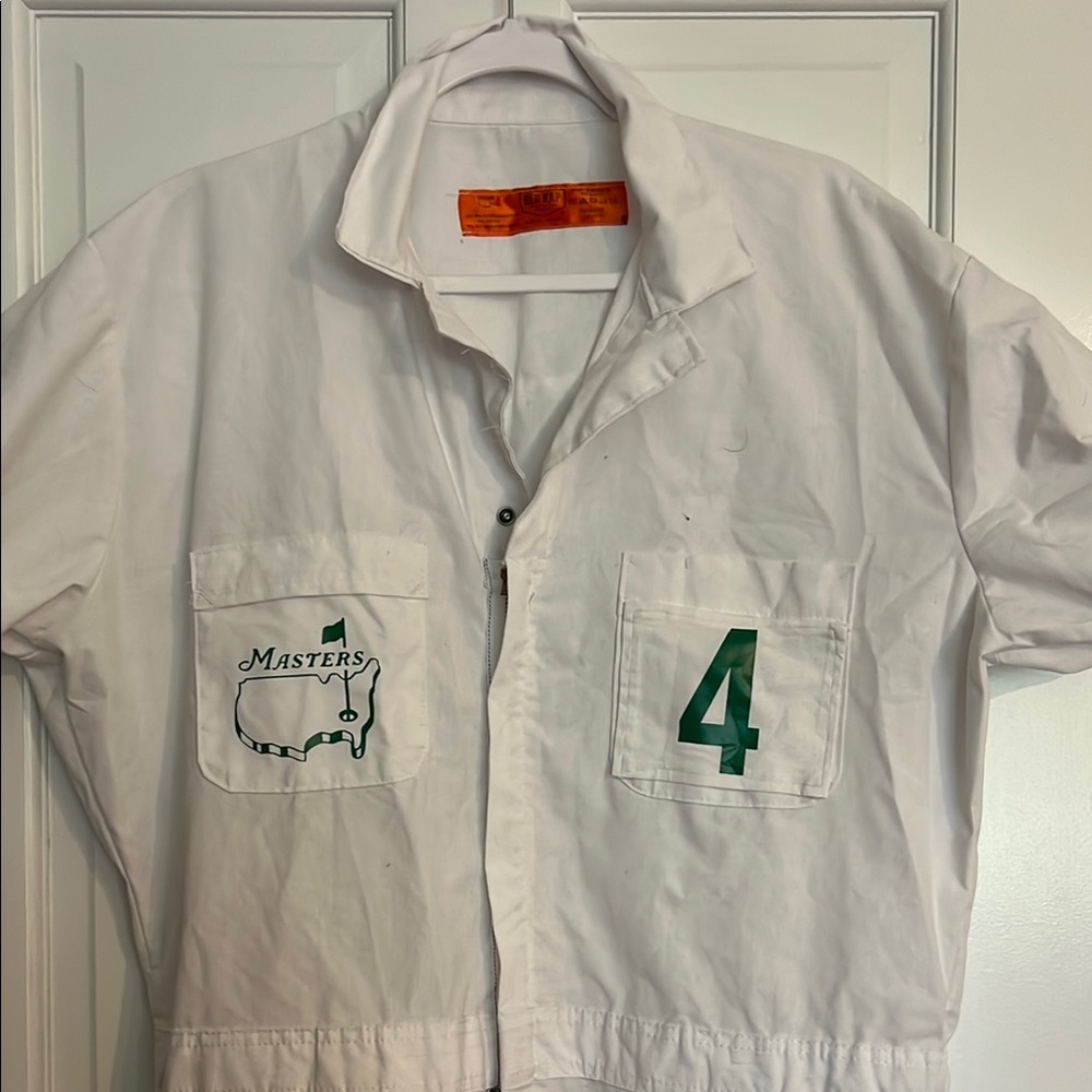 DAD White Masters Jacket with Green Details